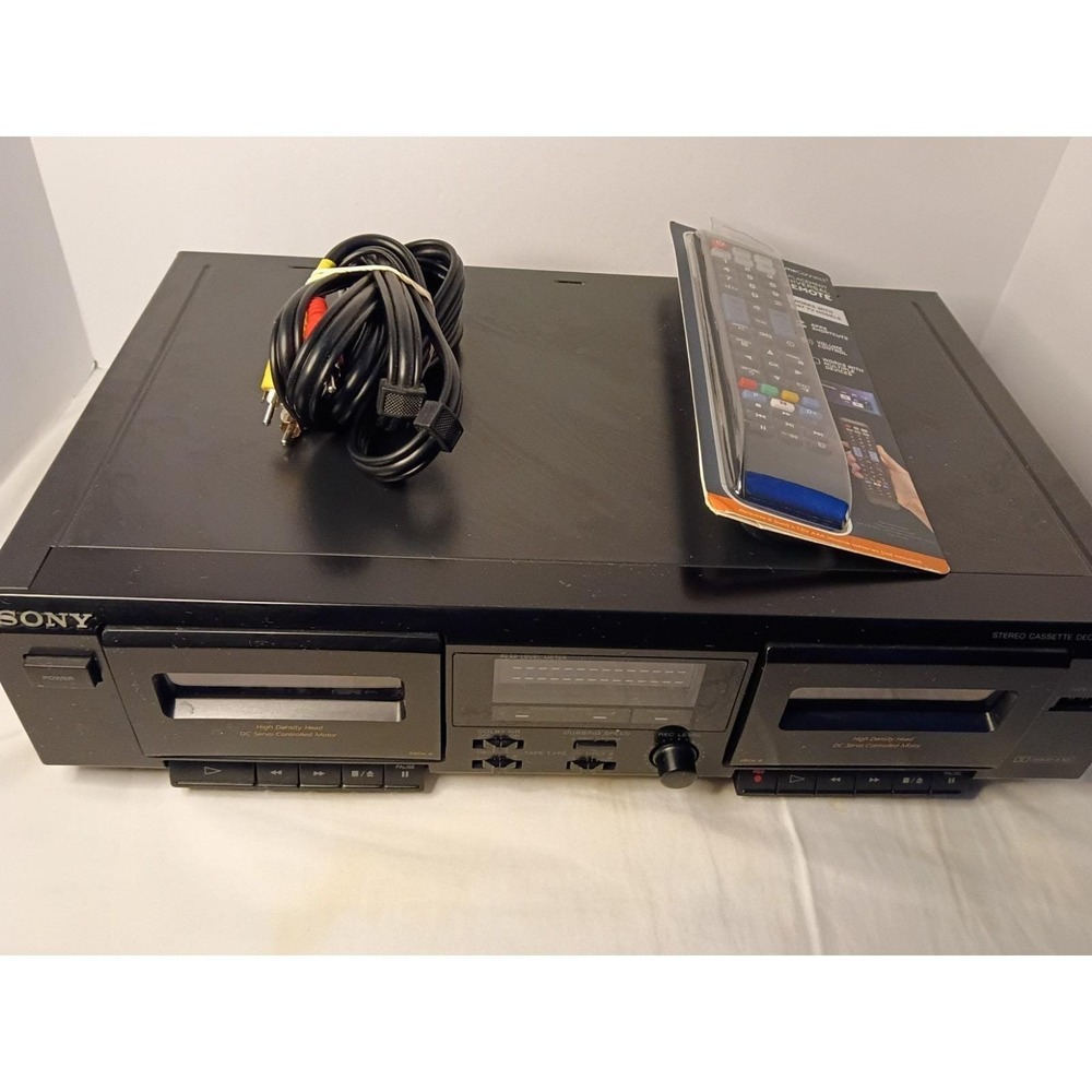 Sony TC-WE305 Dual Stereo Cassette Tape Deck Player Recorder